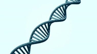 Işık arkaplanındaki DNA animasyonu, basit bilimsel arkaplan animasyonu