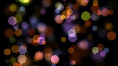 Tatil altıgen bokeh