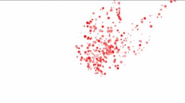 Kırmızı daireler uçan