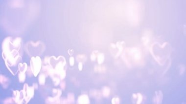 İplik şeffaf Kalpler