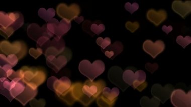 Parlayan bokeh Kalpler