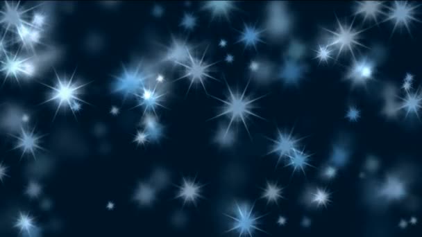Estrelas brilhantes brilhantes — Vídeo de Stock