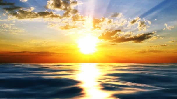 coucher de soleil sur la côte de la mer