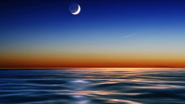 denizin üzerinde gece gökyüzü