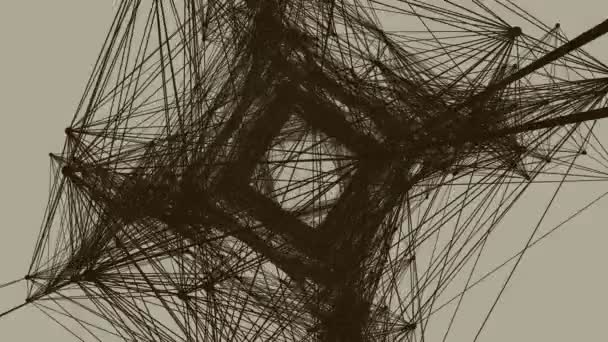 flux de particules et de lignes 