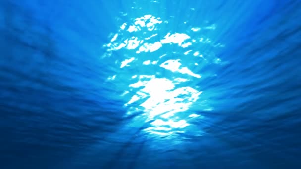 rayons du soleil sous l'eau