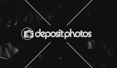 siyah arka plan üzerine geometrik soyutlama