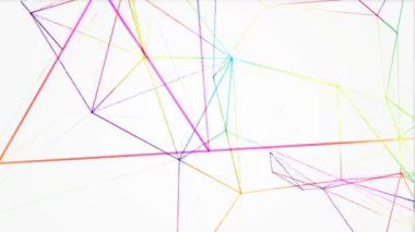 renkli geometrik soyutlama