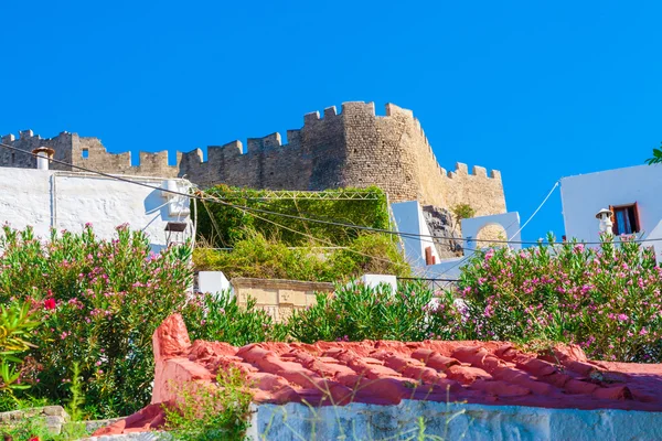 Greece trip 2015, Rhodos island, Lindos, — Stock Photo, Image