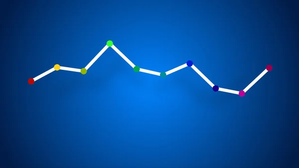 Diagrama de negócios — Fotografia de Stock