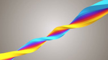 Renkli bükülmüş satır abstract, 4 k döngü