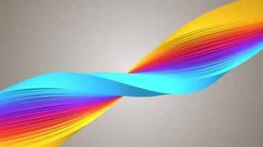 Renkli bükülmüş satır abstract, 4 k döngü