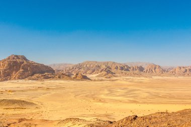 Mountains in the Sinai desert clipart