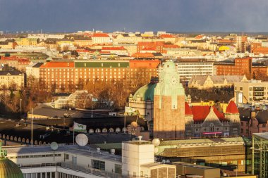 Helsinki havadan görünümü