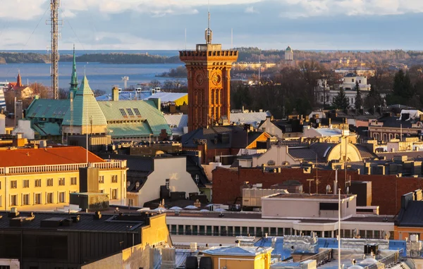 A légi felvétel a Helsinki — Stock Fotó