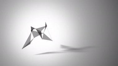 üçgenler ile soyutlama kompozisyon hatları, çok düşkün ve gölge