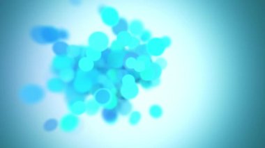 Ağır çekim bokeh derinlik-in tarla, Sevgililer günü arka plan ile. 4k