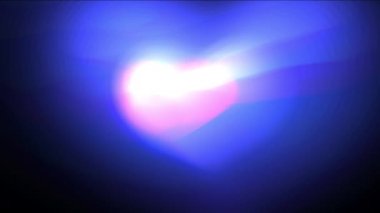 Hearts derinlik-in tarla, Sevgililer günü arka plan ile yavaş hareket ve dönüştürme. 4k