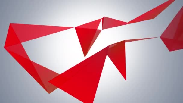 Composition géométrique abstraite avec profondeur de champ, triangles 