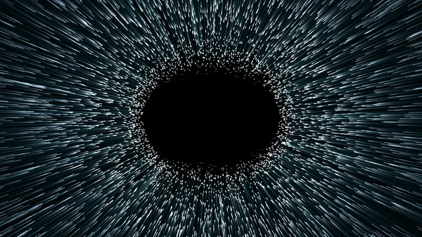 Wormhole, abstract scene fliy in space — Stock Photo, Image