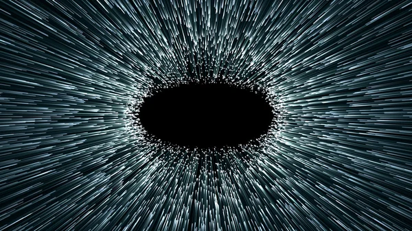 Червоточина, абстрактная сцена флирта в космосе — стоковое фото