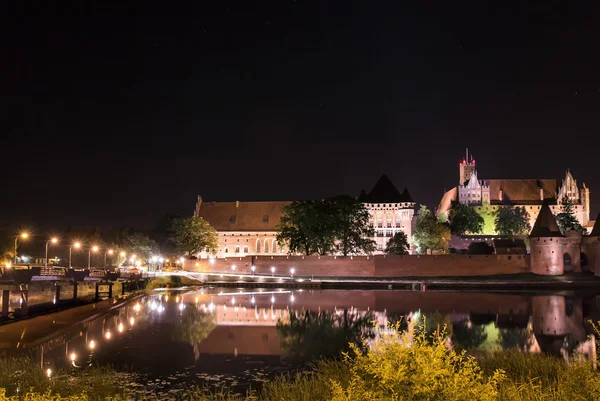 ヨーロッパのゴシック様式城で最大。マルボルク ポーランドで。ユネスコ世界遺産リスト. — ストック写真