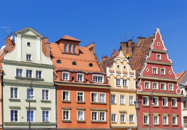 Polonya görülecek. Wroclaw Old Market Square.