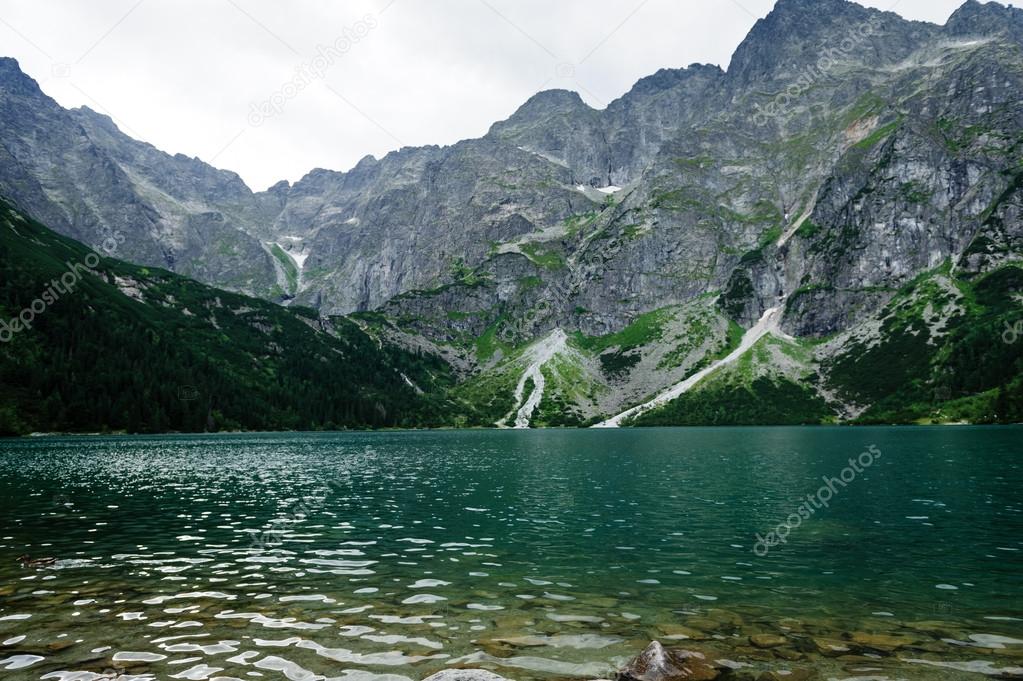 Eye of the Sea lake in Tatra mountains