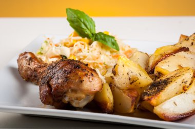 patates ve tavuk budu