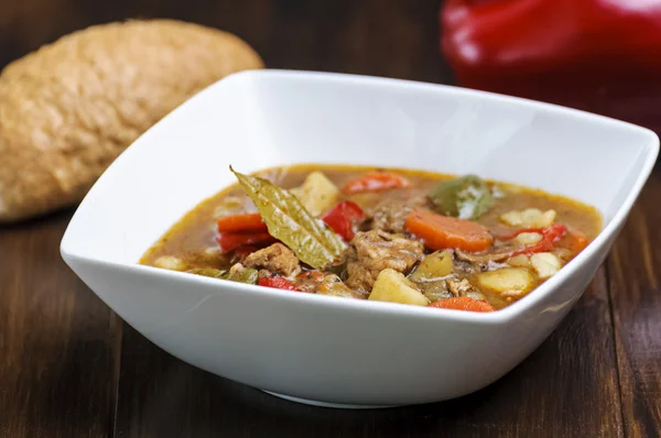 Zupa gulaszowa — Zdjęcie stockowe