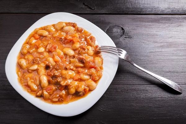 Fagioli al forno — Foto Stock