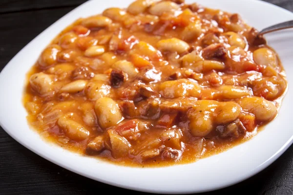 Baked beans — Stock Photo, Image