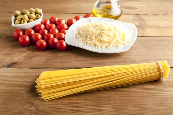 Fabrication de spaghettis — Photo