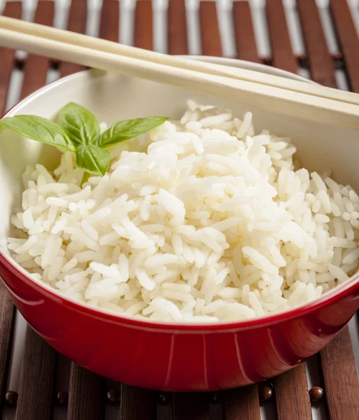 Bowl of rice — Stock Photo, Image