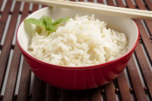 Bowl of rice — Stock Photo, Image