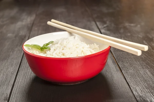 Bowl of rice — Stock Photo, Image