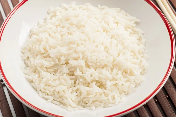 Bowl of rice — Stock Photo, Image