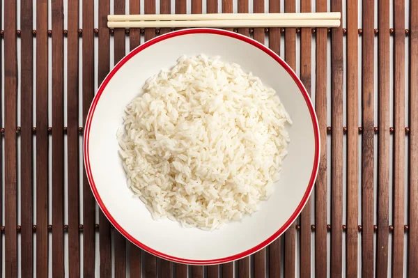 Bowl of rice — Stock Photo, Image