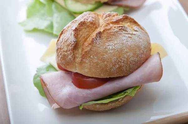 Sandwiches - jeden Tag leckeres Frühstück — Stockfoto