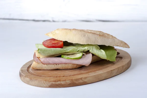 Sandwiches - jeden Tag leckeres Frühstück — Stockfoto