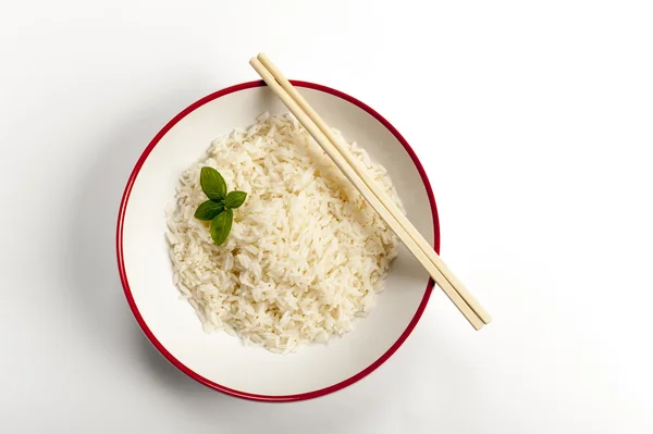 Bowl of rice — Stock Photo, Image