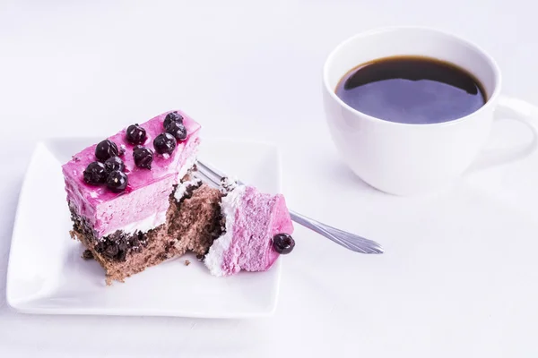 Hausgemachte Torte mit Johannisbeeren — Stockfoto