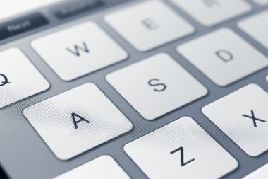 pc klavye tuşları yakın çekim