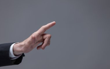 İşaret parmağı görünümünü kapat