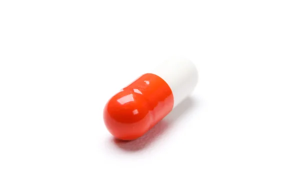 Vitamins red capsule. Healthcare concept. — Stock Photo, Image