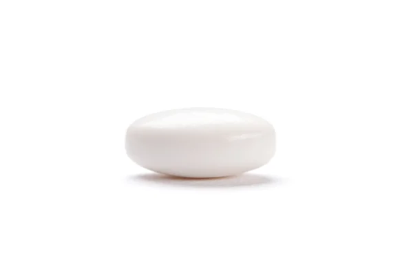 White circular vitamin, isolated — Stock Photo, Image