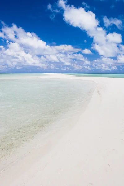 Nahaufnahme des Sandes eines Strandes im Sommer — Stockfoto