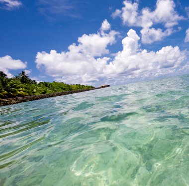 Hint Okyanusu deniz manzarası görünümü