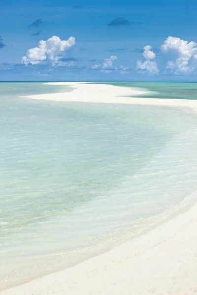 Mare delle Maldive nel pomeriggio — Foto Stock