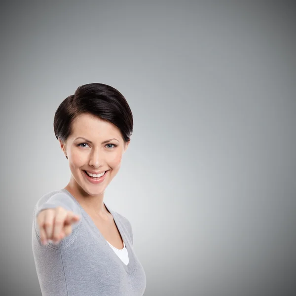 Imperious hand gesture — Stock Photo, Image